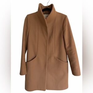 Aritzia Wilfred Cocoon Camel Coat